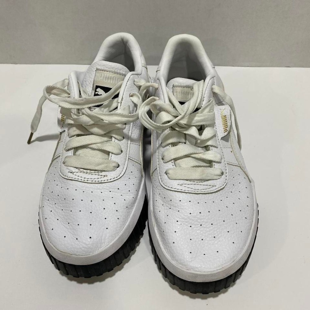 Puma white platform sneakers, women Size US 9. SKU834#sneakers